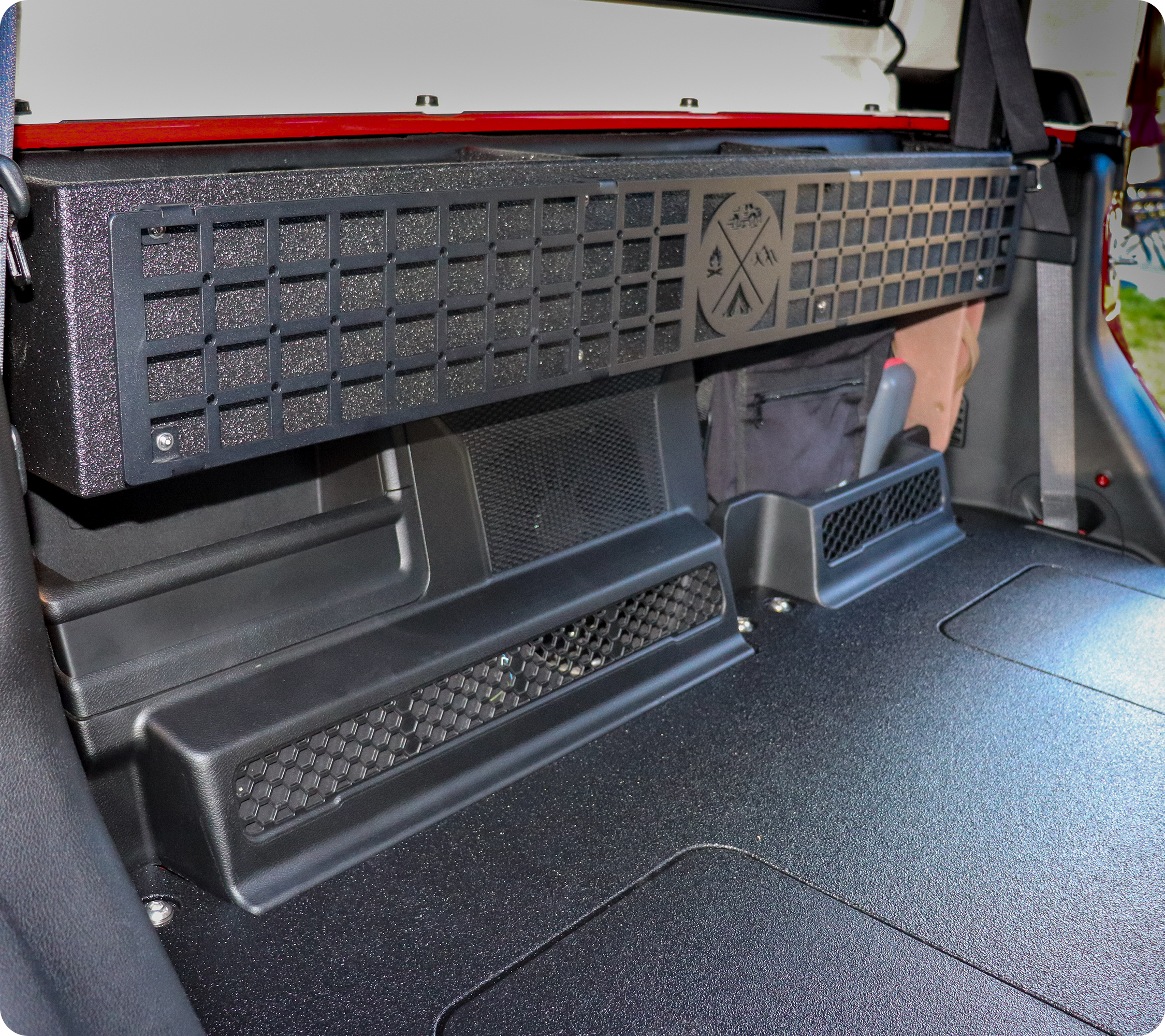 Rear Wall Shelf Molle Panel