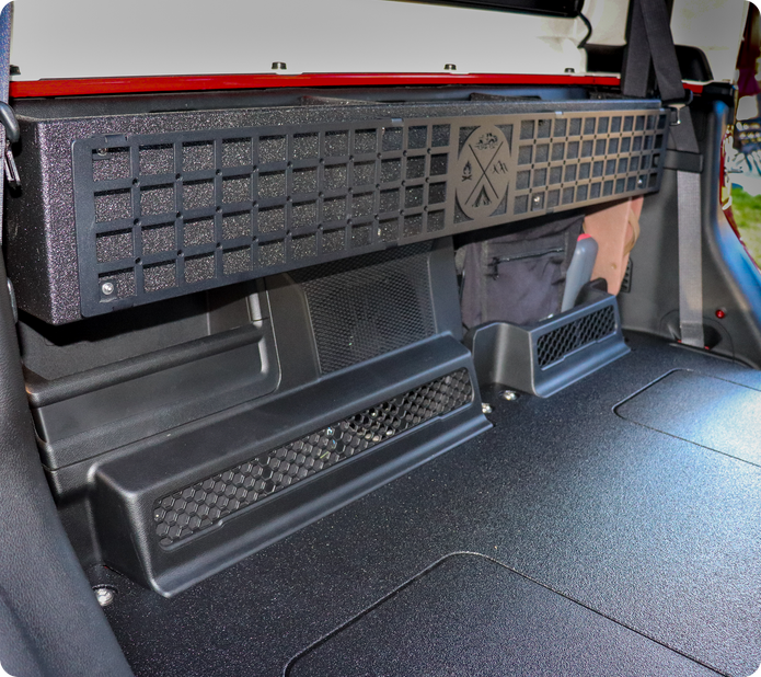 Rear Wall Shelf Molle Panel