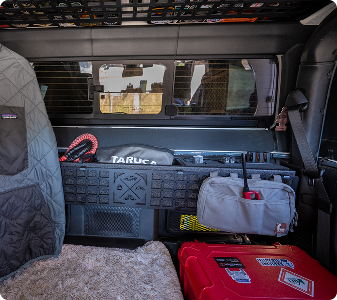 Rear Wall Shelf Molle Panel